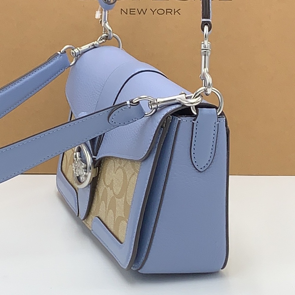 COACH New Authentic Coach C4067 Signature Canvas Georgie Shoulder Bag Crossbody - Picture 10 of 16